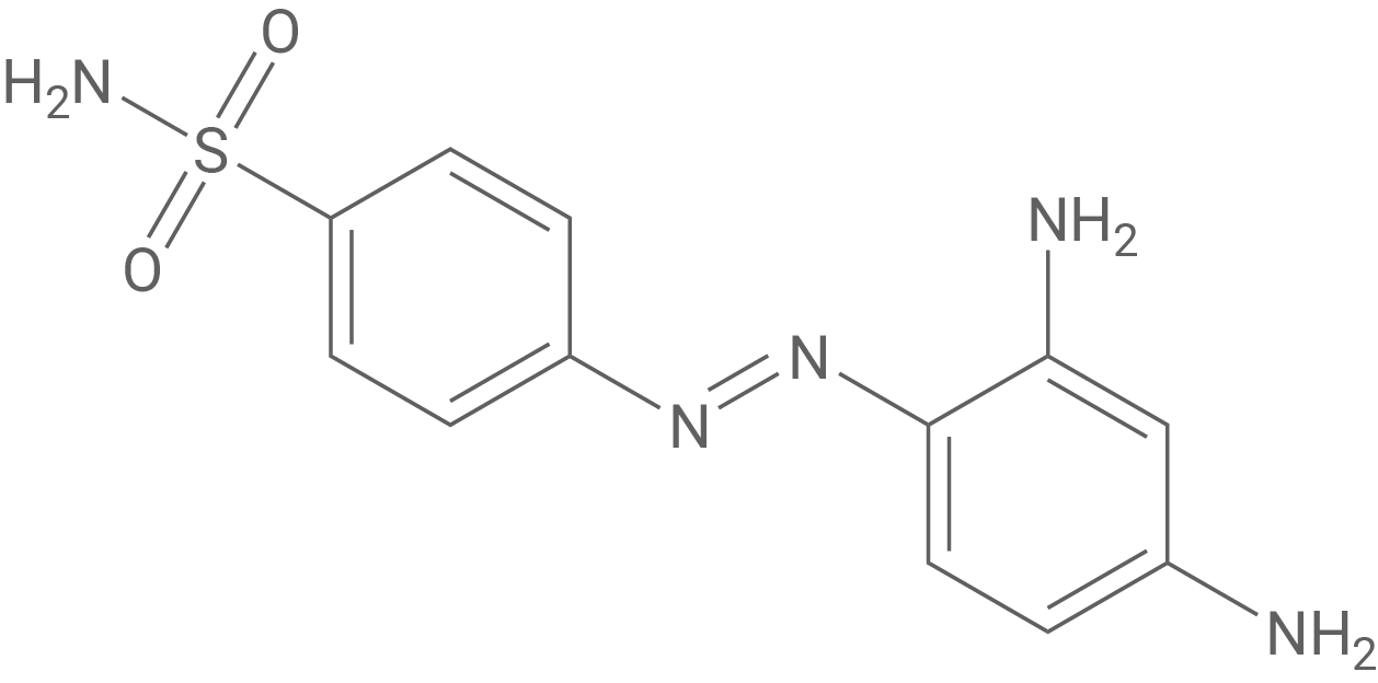 Chemische Struktur eines Moleküls mit Sulfonamidgruppe.
